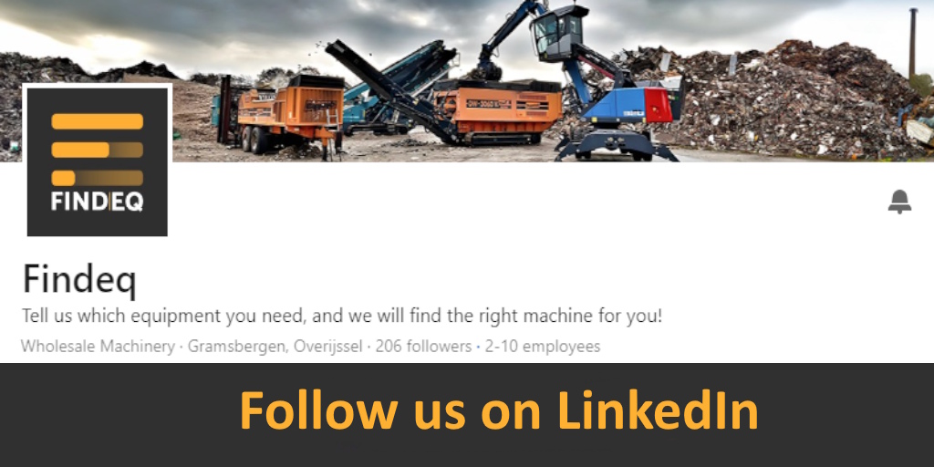 Follow us on linkedin. Findeq we find equipment for you