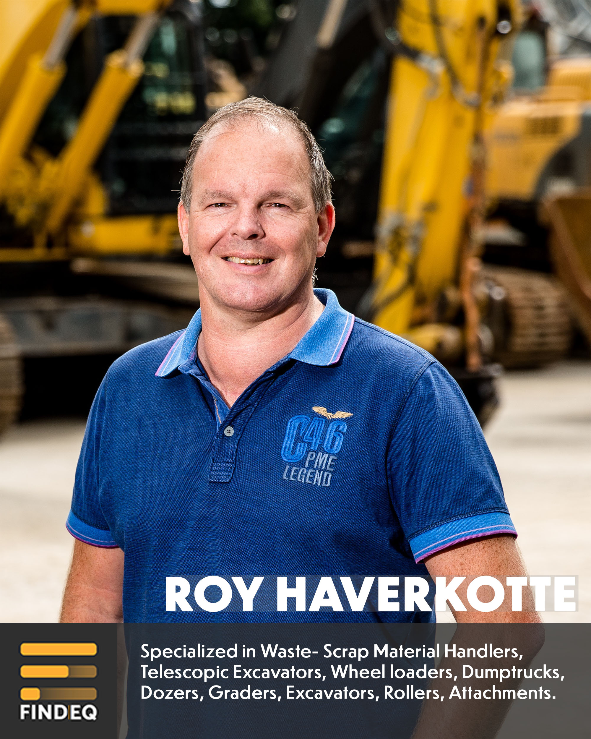 Roy haverkotte, co- owner and founder of findeq - find equipment
