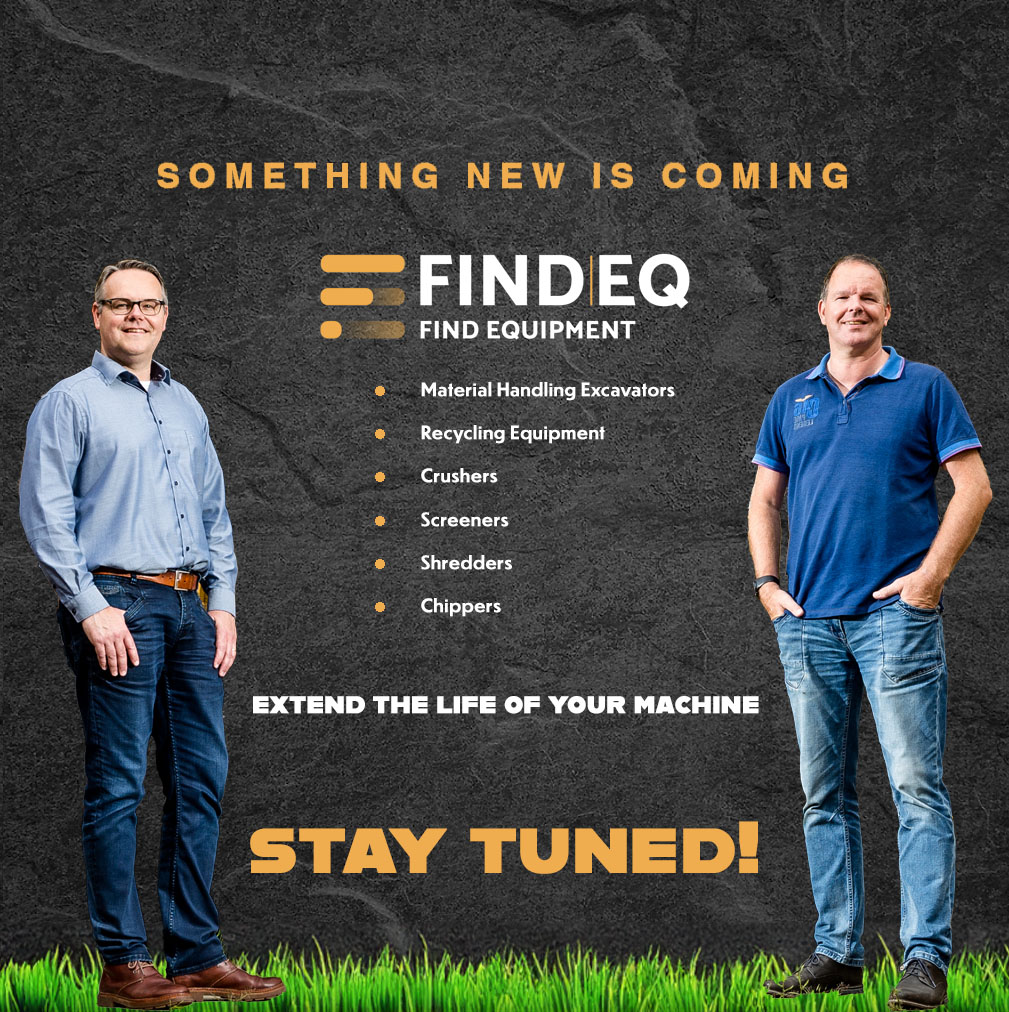 Something new is coming. Extend the life of your recycling machine. Findeq.