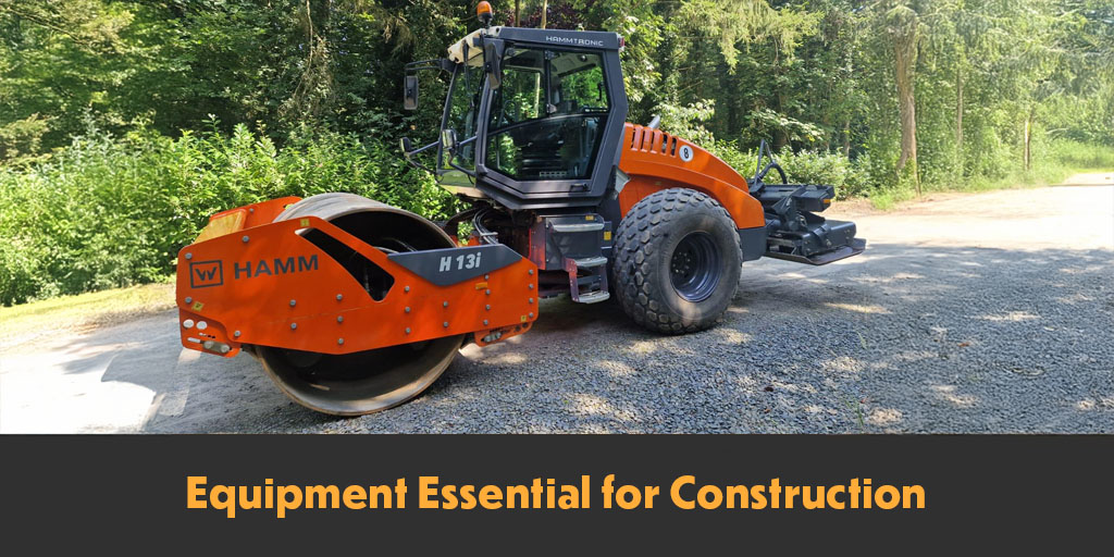 Compaction equipment, essential in construction