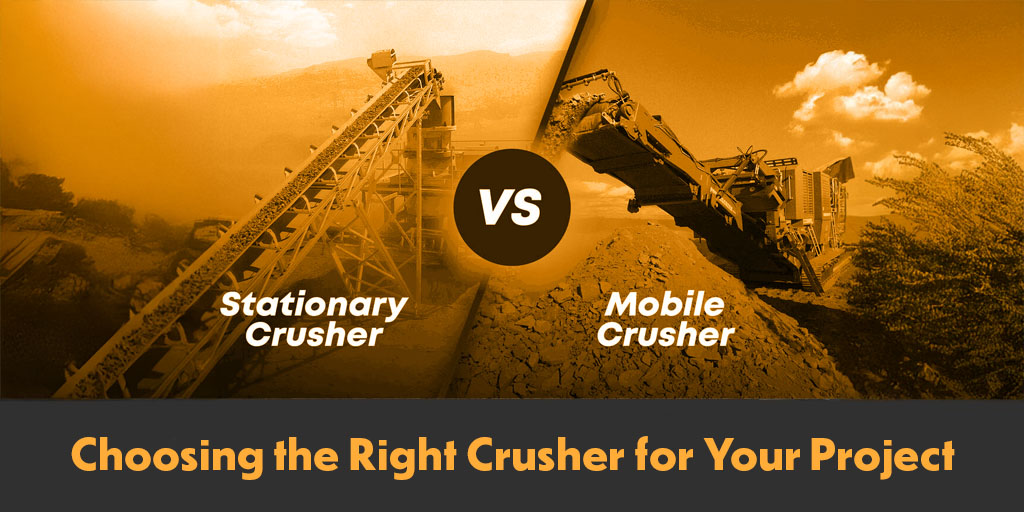 Mobile vs. Stationary crushers. Findeq helps you choosing the right crusher for your next project.