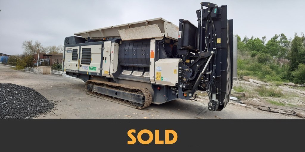 Terex TDS V20 medium speed shredder from Findeq