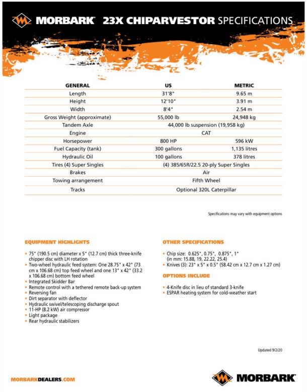 Morbark 23X Morbark 23X