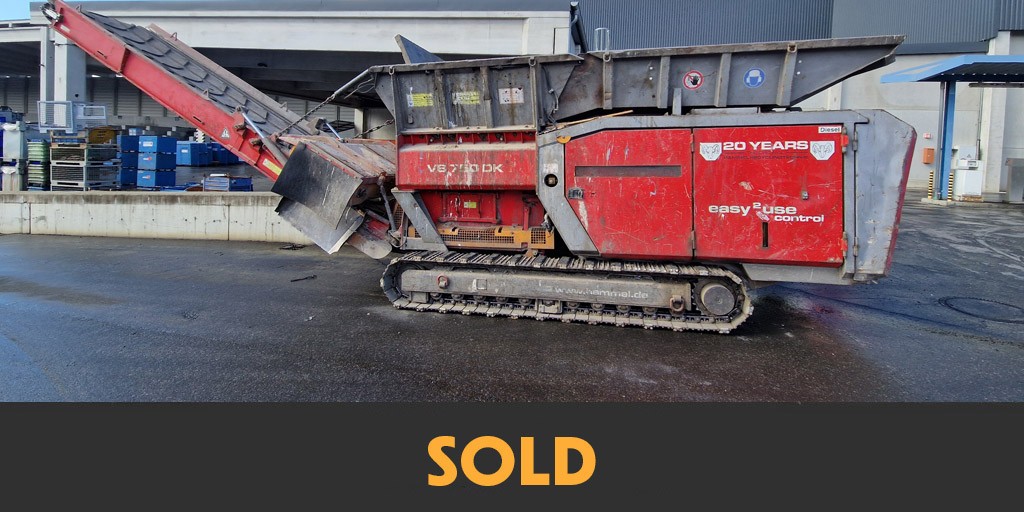 Hammel VB750DK slow-speed double shaft shredder Sold to Spain